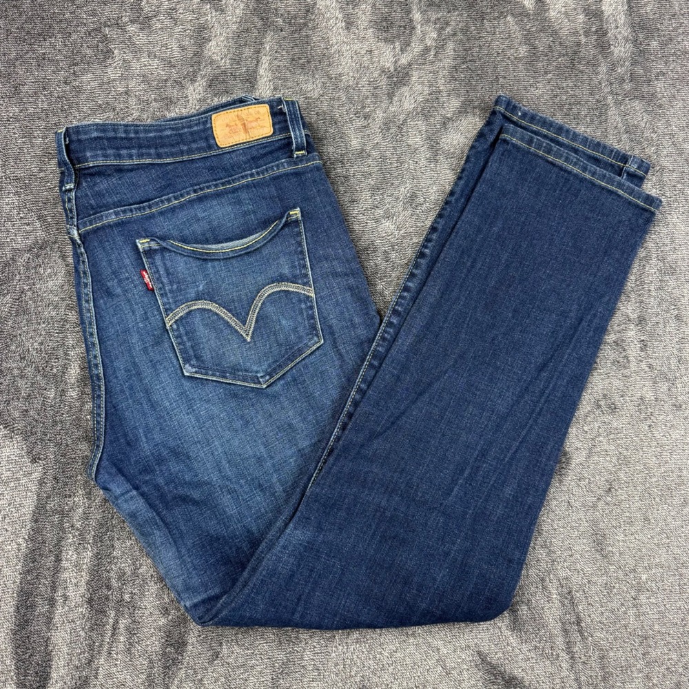 Levi's Jeans Womens 16M Blue Mid Rise Skinny Stretch Denim